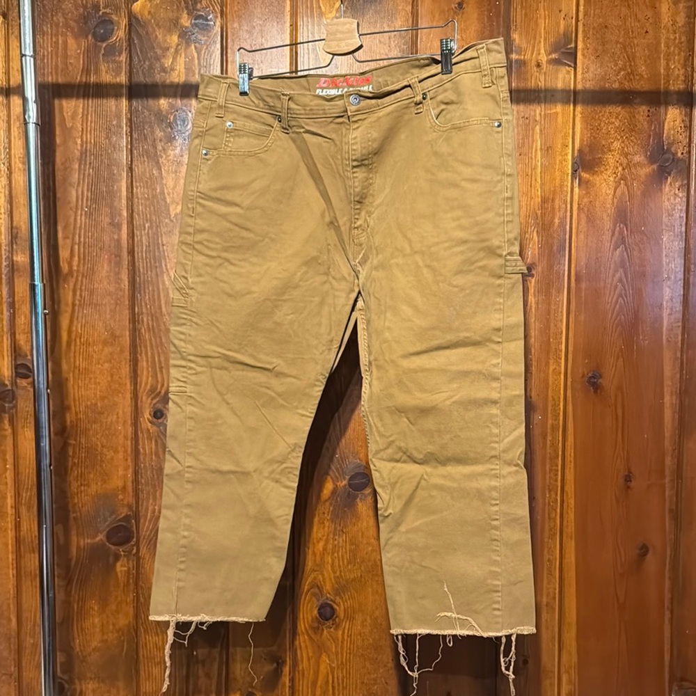 Dickies Tan Classic Carpenter Style, stretch, cropped